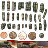 1/56 scale, 28mm Wargaming Tents, Tarps & Crates #3 (27 Pieces)