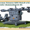 1/35 Scale German Telemeter KDO Mod.40 w/Sd.Anh 52 Trailer (Kommando-Gerat 40)