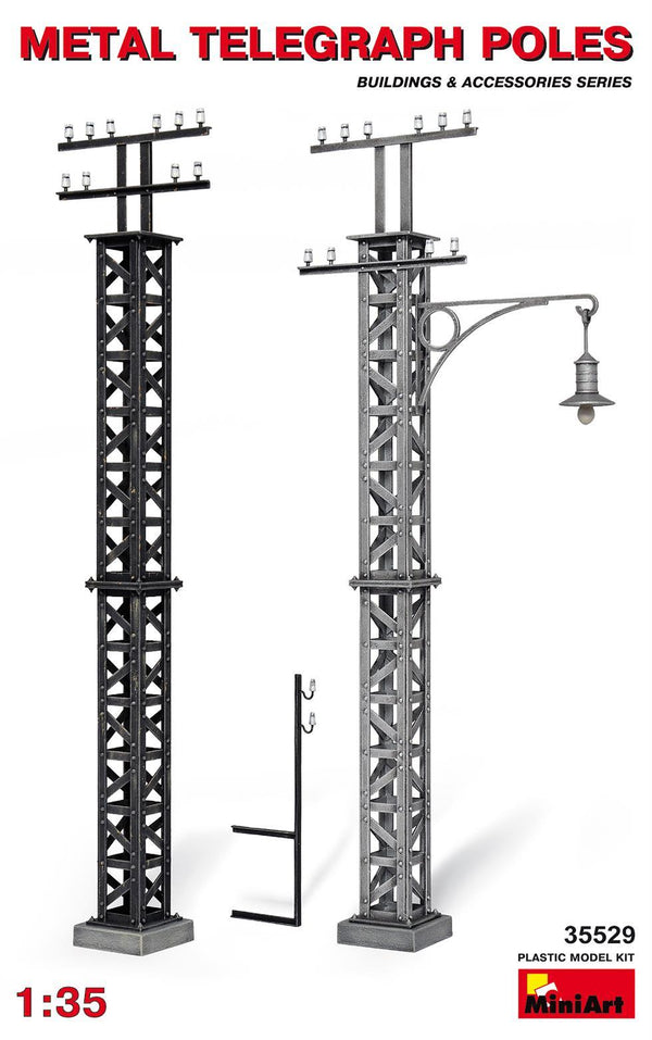 Miniart 1:35 Metal Telegraph Poles