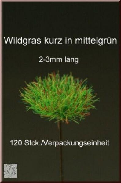 1/35 Scale Greenline Grass Short Tufts Medium Green