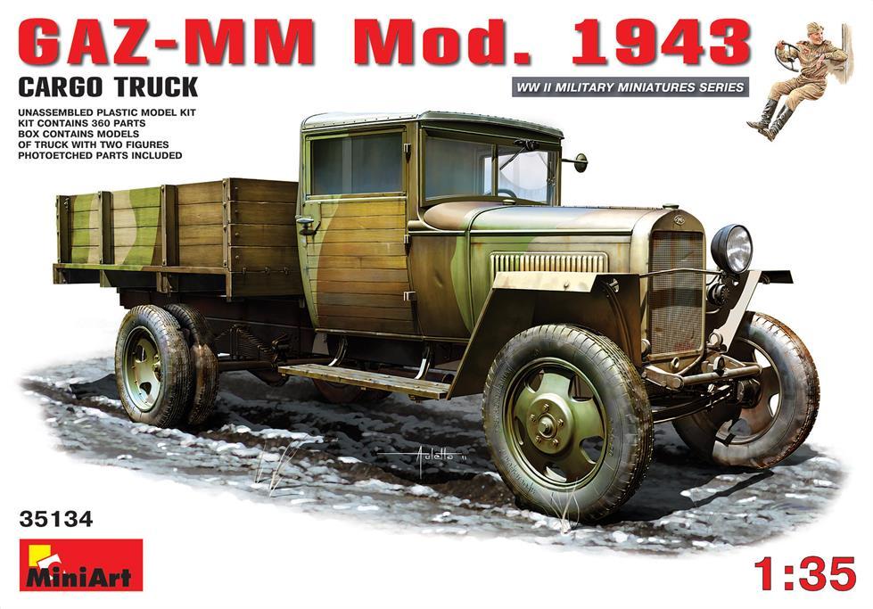 Miniart 1:35 GAZ-MM Mod.1943  1.5t Cargo Truck