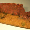 1/35 Scale  European damaged wall (tile topped)