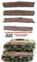 1/48 scale resin model 48SH20 Sandbag Fronts For M4EP Version 2 - For All 1/48 Tanks