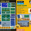 SYRIA - Road sings set 1/35 scale