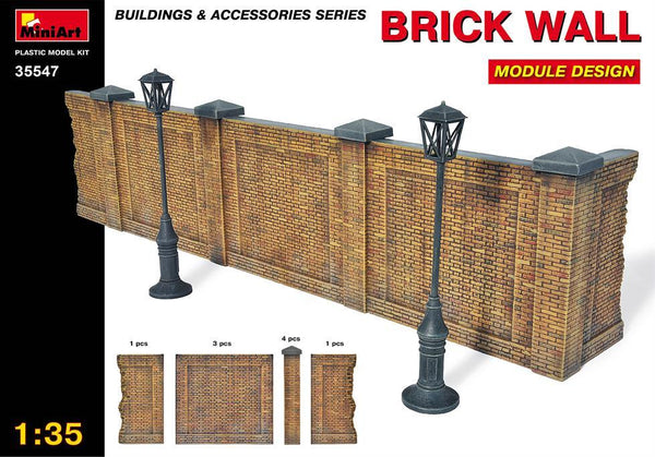 Miniart 1:35 Brick Wall