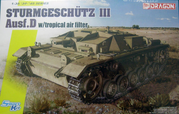 Dragon 1/35 scale STUG III AUSF D WITH TROPICAL AIR FILTER