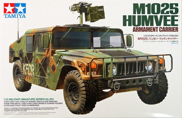 Tamiya 1/35 scale M1025 Humvee Armament Carrier