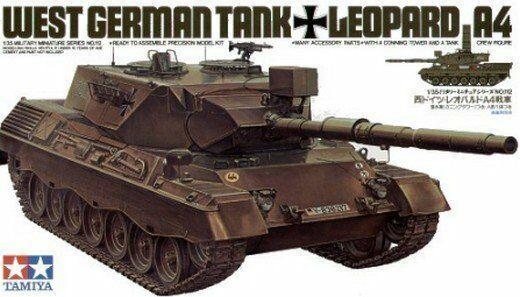 Tamiya 1/35 scale West German Leopard A4 tank model kit