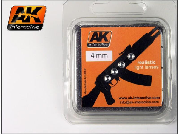 AK INTERACTIVE LIGHT LENSES WHITE 4mm