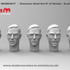 1:24 Scale Character Heads - Set #1 /5pcs) 1 / 1:24 - 75mm