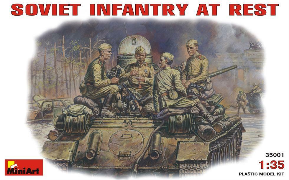 Miniart 1:35 Soviet infantry at rest