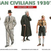 1/35 scale model kit GERMAN CIVILIANS 1930's-1940's€“ Miniart