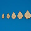 1/35 Scale Brass pulley size L=5,9 R=3,0 l=4,3 d=1,3 (4 Pack)