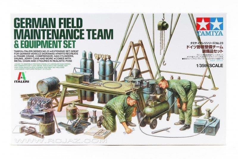 Tamiya 1/35 scale WW2 German Field Workshop diorama accessory kit