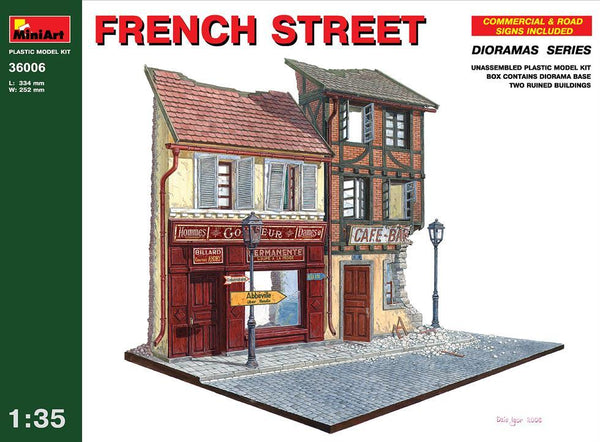 Miniart 1:35 French Street Diorama