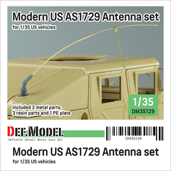 DEF models  1/35 Modern US AS1729 Antenna set (for 1/35 US vehicles)