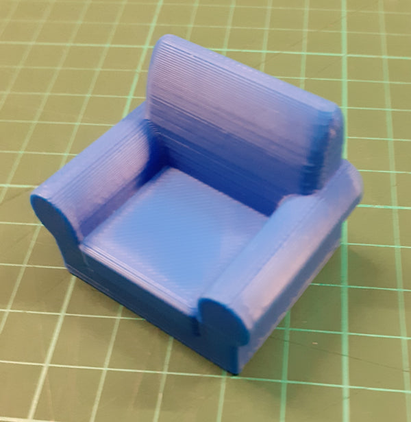 FoG Models 1/35 scale 3D printed arm chair