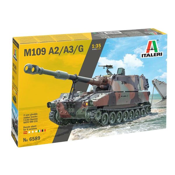 Italeri 1/35 Scale M109/A2-A3-G 1:35 Plastic Tank Model Kit