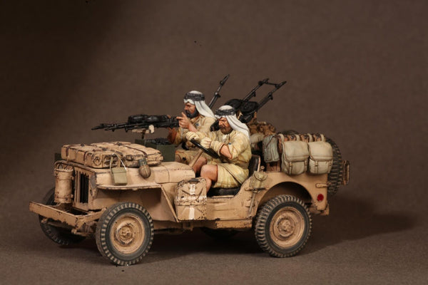 1/35 scale model kit Crew of the Jeep SAS. North Africa.1941-42 #3