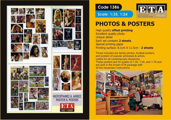 PHOTOS POSTERS Suit scales 1/72, 1/35, 1/24, 1/16
