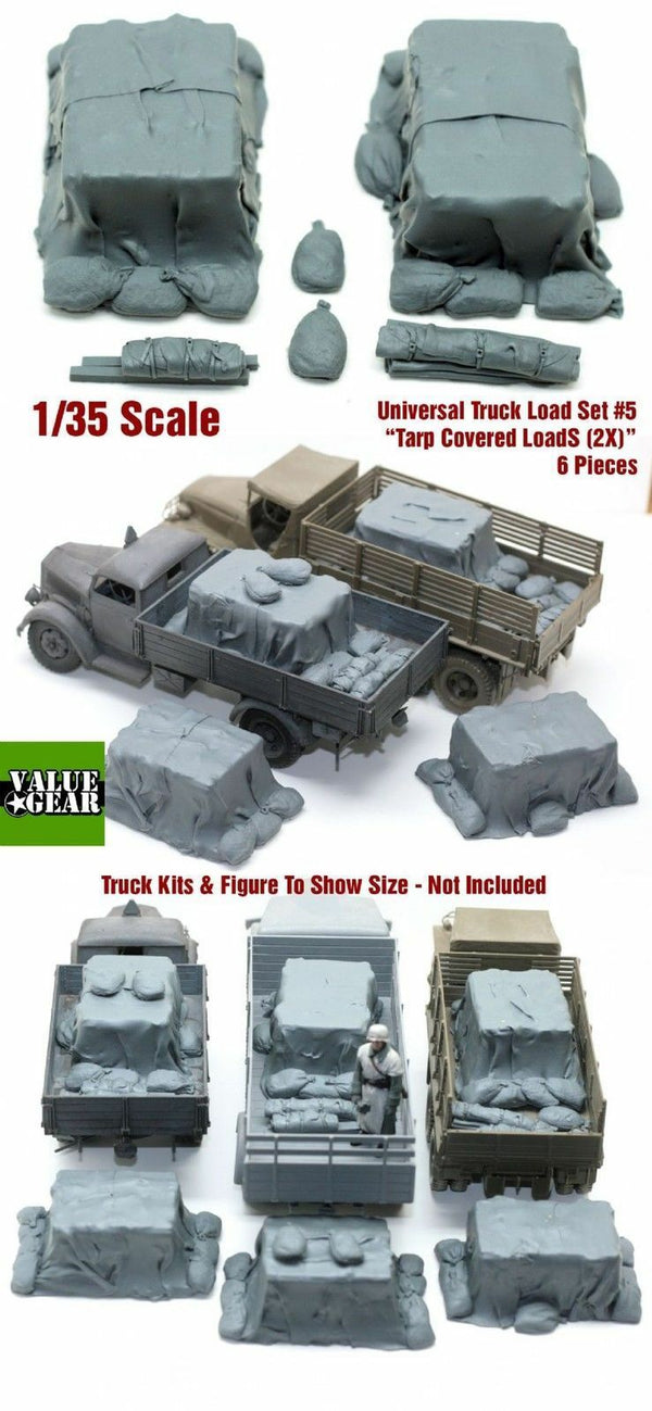 1/35 Scale resin kit Universal / Generic Truckload (Tarp Covered Crates) #5