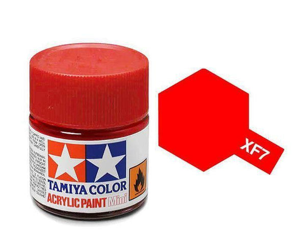 TAMIYA MINI ACRYLIC - ACRYLIC MINI XF-7 FLAT RED