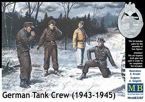 Masterbox 1:35 German tank crew (1943-1945) kit no. 1