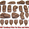 Sandbag Filler (1, and Clumps of san