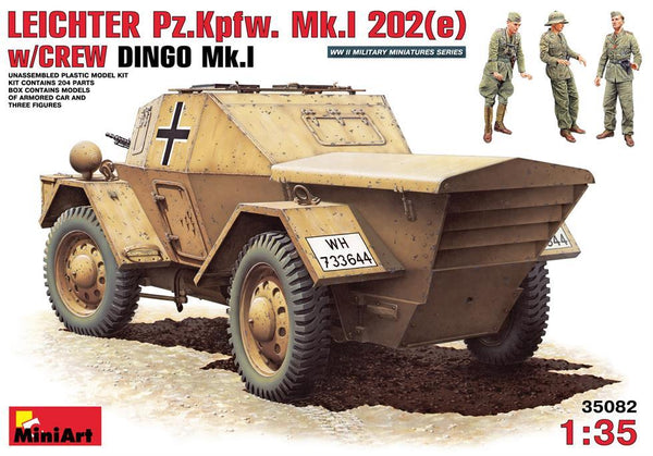 Miniart 1:35 Leichter Pz. Kpfw Mk 202 (e) Afrika Korp