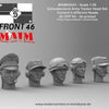 1:35 scale 3D printed model kit Schwabenland Army Tanker Head Set (5pcs) / 1:35