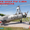 Miniart 1/35 scale FOCKE-WULF FW C.30A HEUSCHRECKE. EARLY PROD
