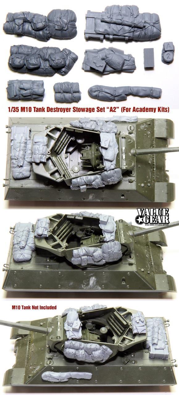 1/35 Scale resin kit M10AC2 - M10 Stowage Set - Version "AC2" (For Academy Kits)