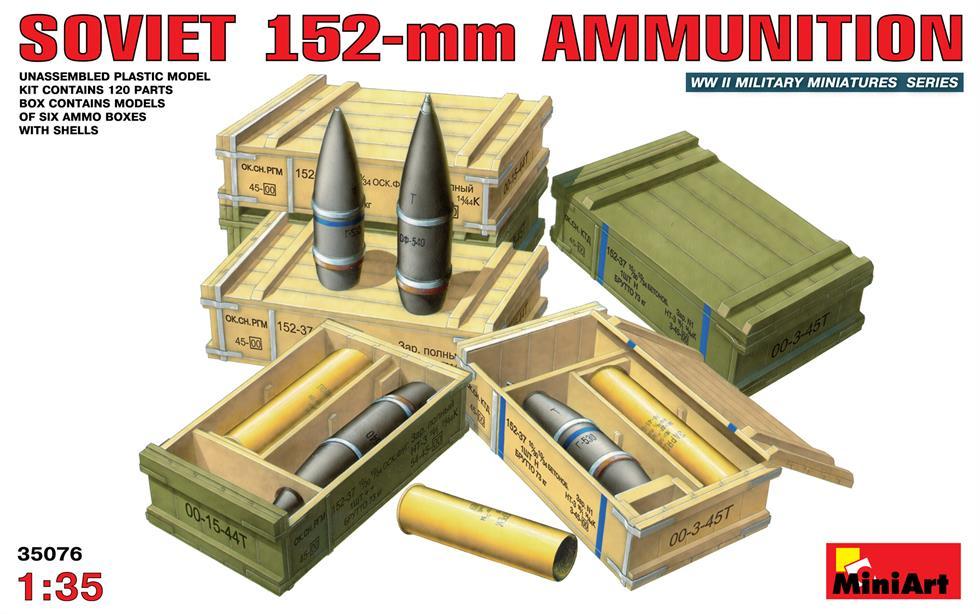 Miniart 1:35 Soviet 152mm Ammunition