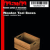 MaiM 1/35 scale 3D printed Wooden Tool Boxes (3pcs) / 1:35