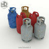 HD Models 1/35 scale 3D printed Gas cylinder (6 pcs)