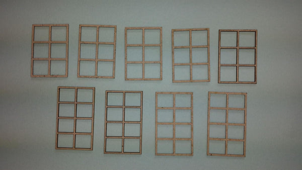 1/35 scale  Window frame pack (9 pcs)
