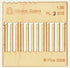 Model Scene - WOODEN FENCES 1:35 Stockade fence boards - wider size
