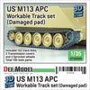 DEF Models 1/35 US M113 APC Workable Track set - Damaged pad (for 1/35 M113 kit)