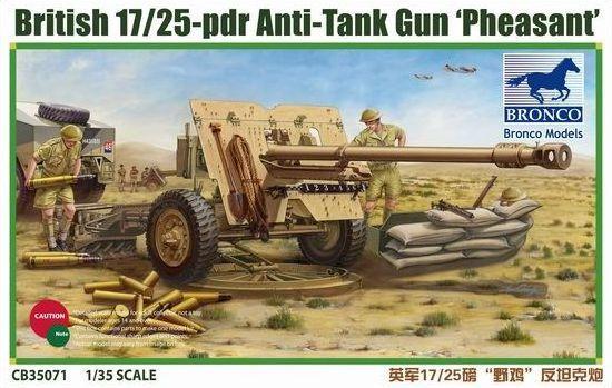 1/35 Scale British 17/25 pdr Anti-Tank Gun 'PHEASANT'.