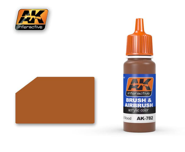 AK ACRYLIC PAINT VARNISHED WOOD - 17ml