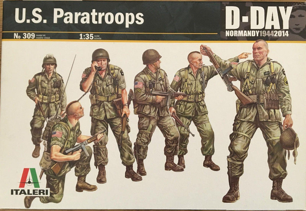 Italeri 1/35 scale U.S. PARATROOPS