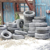 1/35 scale old tyres