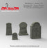1/35 Scale 3D printed Grave Stones (4pcs) Set (MAIM35411)