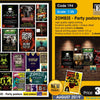 1/35, 1/32, 1/24 ZOMBIE - Party Posters