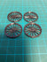 Wargaming Warhammer 28mm Set of 4 wagon wheels