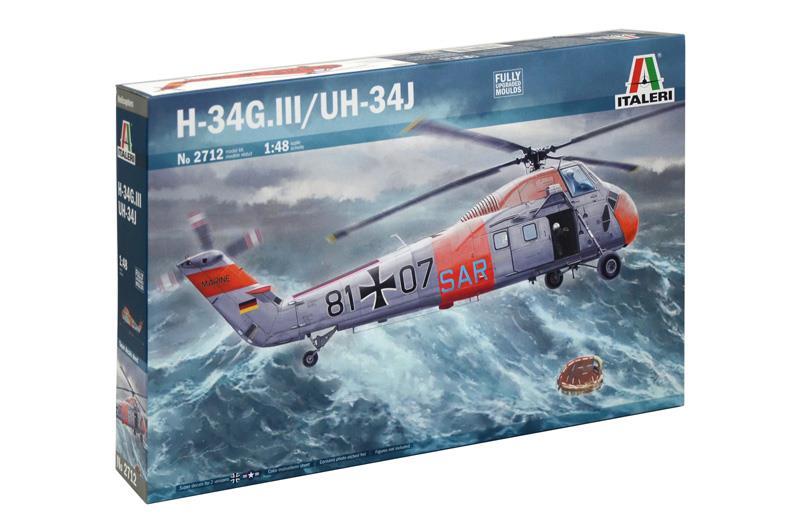 Italeri 2712 €“ 1: 48 Model Kit 34J Helicopter Vehicles