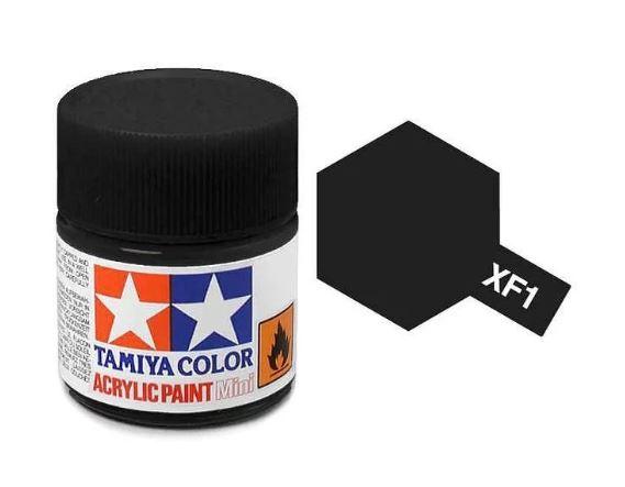 TAMIYA MINI ACRYLIC - ACRYLIC MINI XF-1 FLAT BLACK
