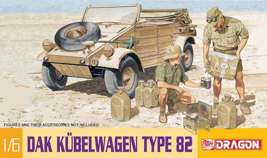 Dragon 1/6 scale WW2 German DAK KUBELWAGEN TYPE 82