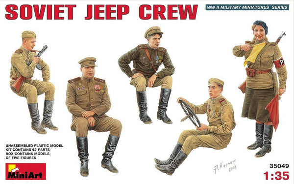 Miniart 1:35 Soviet Jeep Crew