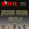 Zombie Heads #2 (10pcs) 1:35 scale resin model kit